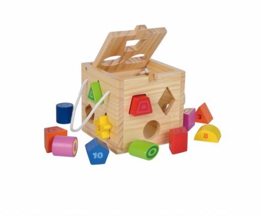 CUBOTTO CON FORME IN LEGNO - EICHHORN - immagine 2