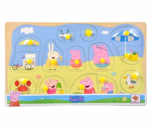 PEPPA PIG PUZZLE AD INCASTRO IN LEGNO ASSORTITI - EICHHORN - immagine 5