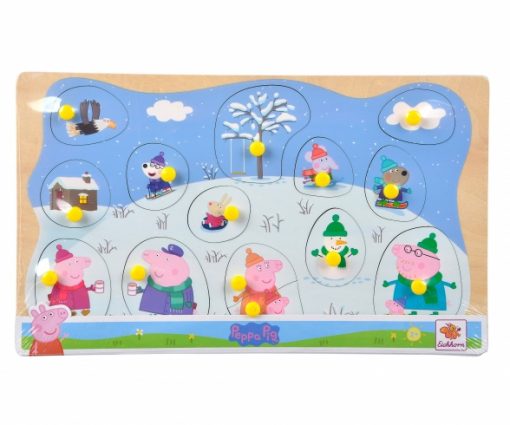PEPPA PIG PUZZLE AD INCASTRO IN LEGNO ASSORTITI - EICHHORN - immagine 4