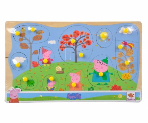 PEPPA PIG PUZZLE AD INCASTRO IN LEGNO ASSORTITI - EICHHORN - immagine 3