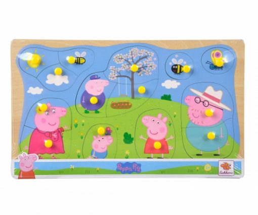 PEPPA PIG PUZZLE AD INCASTRO IN LEGNO ASSORTITI - EICHHORN - immagine 2