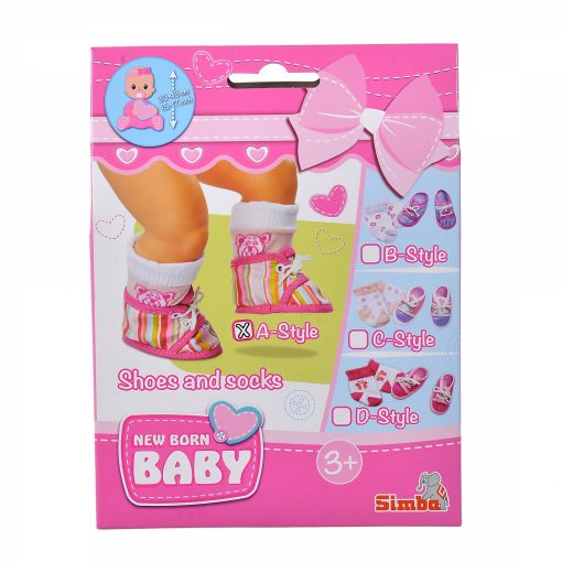 SCARPE E CALZE PER BAMBOLE 4 TIPI - SIMBA TOYS