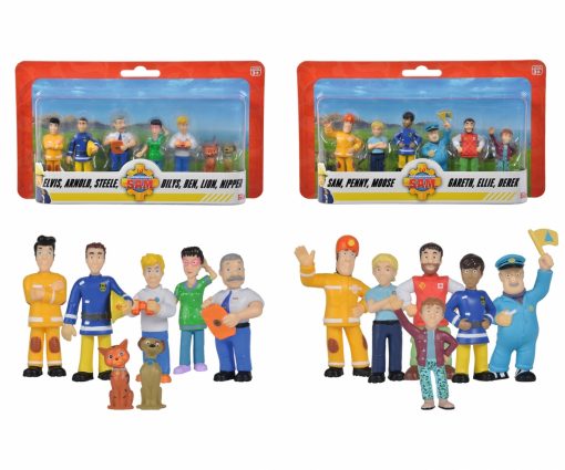 SET 6 FIGURE SAM POMPIERE ASSORTITI - SIMBA TOYS