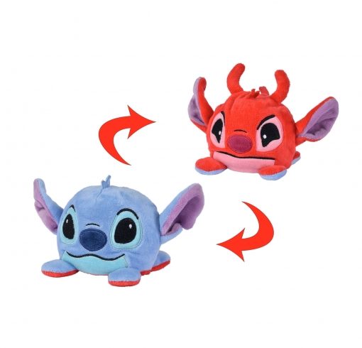 PELUCHES REVERSIBILE STITCH/LEROY 17 CM - SIMBA TOYS
