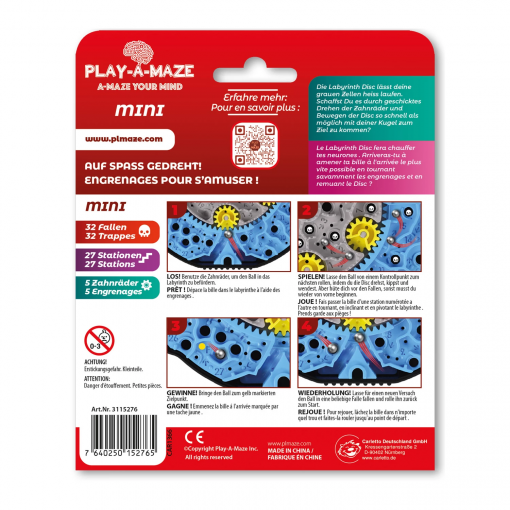 Alternative view of LABYRINTH TRAVEL DISC MINI - PLAY A MAZE