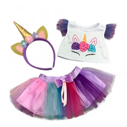 UNICORN FANTASY OUTFIT - 40CM - MAKE A TEDDY