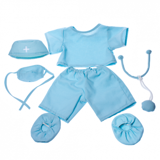 DOCTOR SCRUBS OUTFIT - 40CM - MAKE A TEDDY