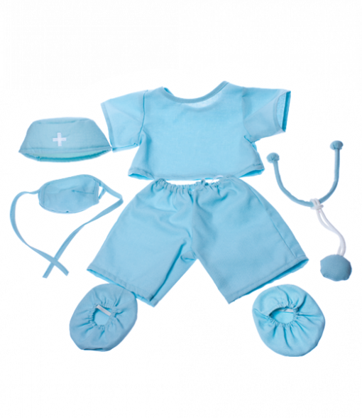 DOCTOR SCRUBS OUTFIT - 40CM - MAKE A TEDDY