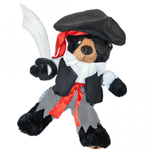 Alternative view of PIRATE BOY COSTUME WITH SWORD - 40CM - MAKE A TEDDY