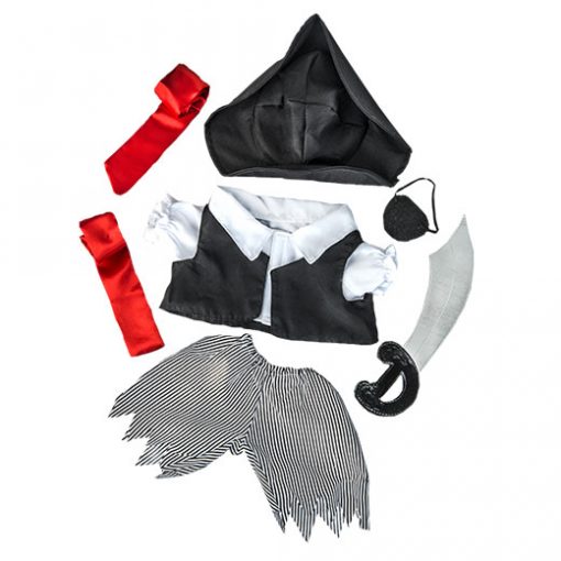 PIRATE BOY COSTUME WITH SWORD - 40CM - MAKE A TEDDY