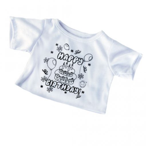 COLOUR ME – HAPPY BIRTHDAY - 40CM - MAKE A TEDDY