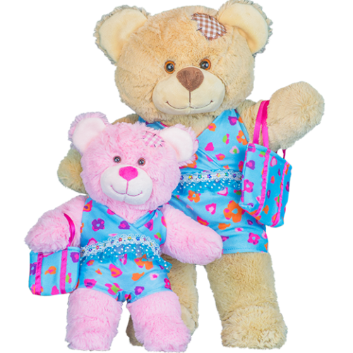Alternative view of FLORAL TANKINI WITH BAG OUTFIT - 40CM - MAKE A TEDDY