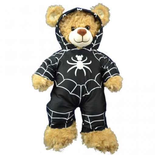 BLACK SPIDER MORPH SUIT OUTFIT - 40CM - MAKE A TEDDY - immagine 3