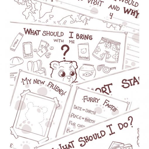 Alternative view of MY PASSPORT - MAKE A TEDDY