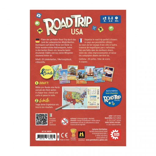 Alternative view of ROAD TRIP USA - GAME FACTORY - MULTILINGUA