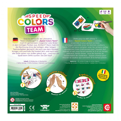 SPEED COLORS TEAM - GAME FACTORY - MULTILINGUA - immagine 4