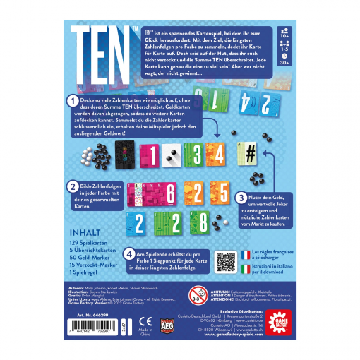 Alternative view of TEN - GAME FACTORY - MULTILINGUA