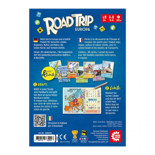 ROAD TRIP EUROPA - GAME FACTORY - MULTILINGUA - immagine 4