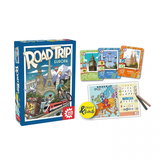 Alternative view of ROAD TRIP EUROPA - GAME FACTORY - MULTILINGUA