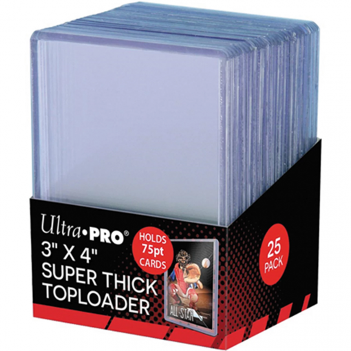 TOPLOADER SUPER THICK 75 PT (25) - ULTRA PRO