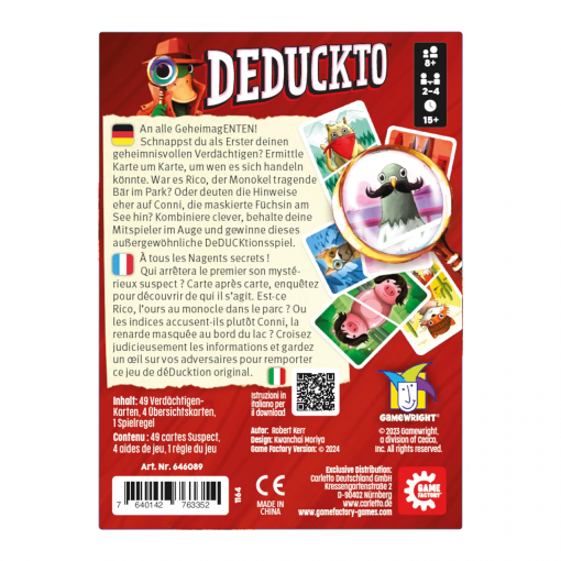 DEDUCKTO - GAME FACTORY - MULTILINGUA - immagine 3