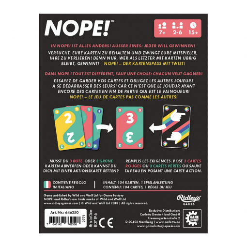 NOPE - GAME FACTORY - MULTILINGUA - immagine 3