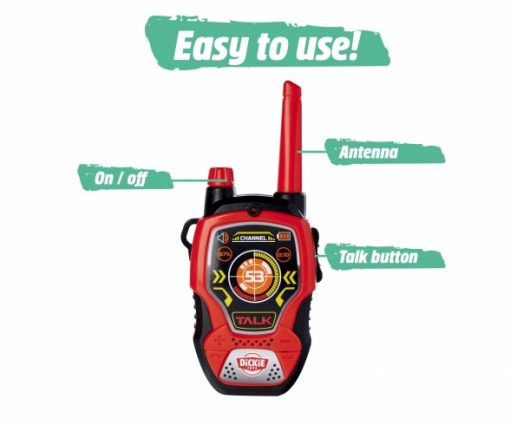 WALKIE TALKIE ROSSI - DICKIE TOYS - immagine 4