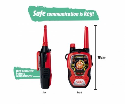 WALKIE TALKIE ROSSI - DICKIE TOYS - immagine 3