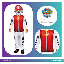 TRAVESTIMENTO PAW PATROL MARSHALL 3/4 ANNI