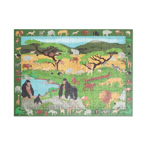 PUZZLE SCOPERTA DELLA SAVANA - SCRATCH - immagine 3