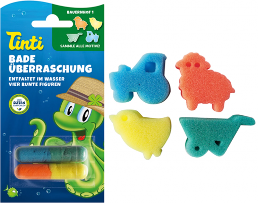 SPUGNA SORPRESA DA BAGNO ASS. - TINTI - immagine 4