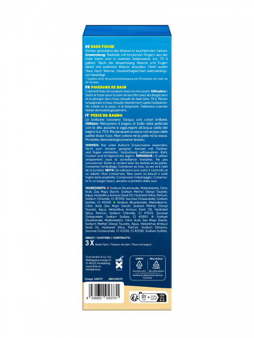 PESCIOLINI DA BAGNO - TINTI - immagine 2
