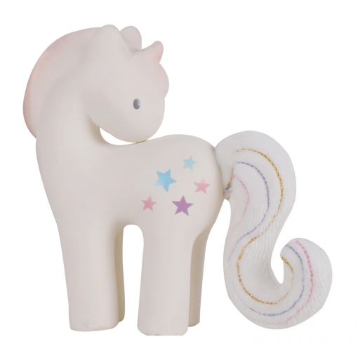 SONAGLIO UNICORNO IN GOMMA NATURALE - TIKIRI - immagine 2