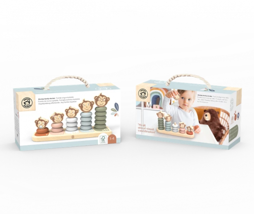 FAMIGLIA DI SCIMMIE IMPILABILI - SPEEDY MONKEY - immagine 5