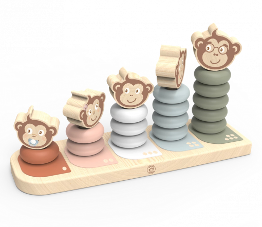 FAMIGLIA DI SCIMMIE IMPILABILI - SPEEDY MONKEY