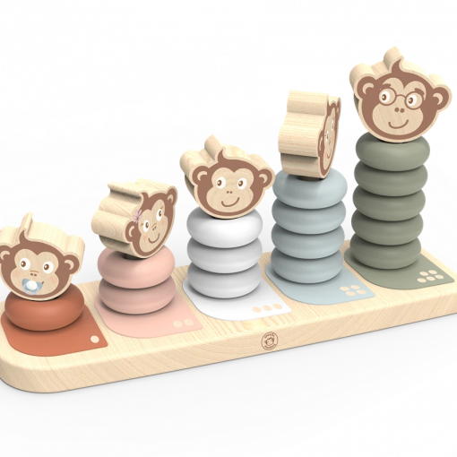 FAMIGLIA DI SCIMMIE IMPILABILI - SPEEDY MONKEY