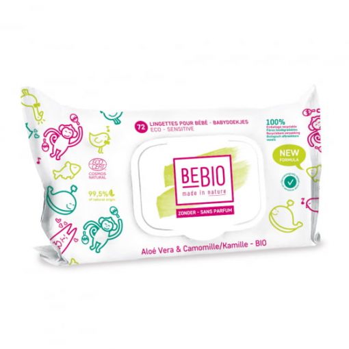 SALVIETTE PER BEBE' SENZA PROFUMO - 72PZ - BEBIO