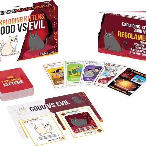Alternative view of EXPLODING KITTENS GOOD VS EVIL. BASE - ASMODEE - IT