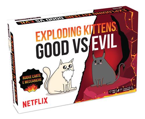 EXPLODING KITTENS GOOD VS EVIL. BASE - ASMODEE - IT