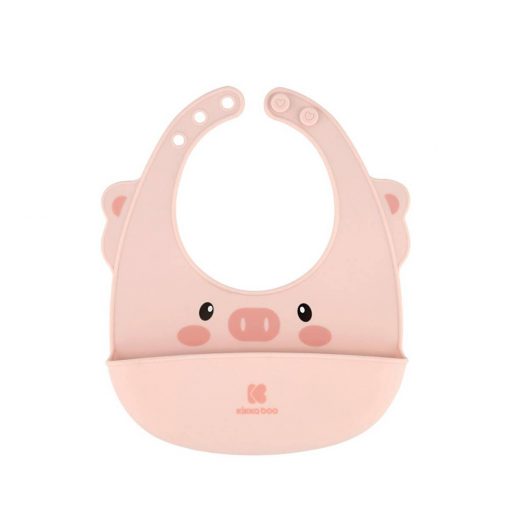 BAVAGLINO IN SILICONE - PINK - KIKKABOO
