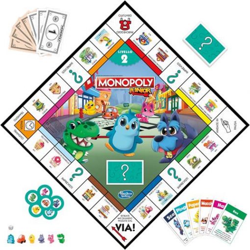 MONOPOLY JUNIOR 2 GIOCATORI - HASBRO GAMING - IT - immagine 3