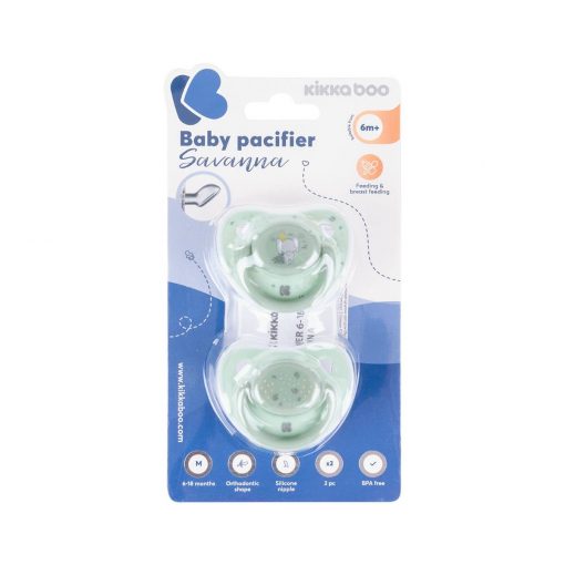 CIUCCIO SAVANNA 2PZ - 6/18M - MINT - KIKKABOO - immagine 3