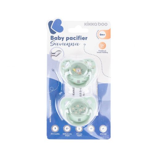 CIUCCIO SAVANNA 2PZ - 0/6M - MINT - KIKKABOO - immagine 3