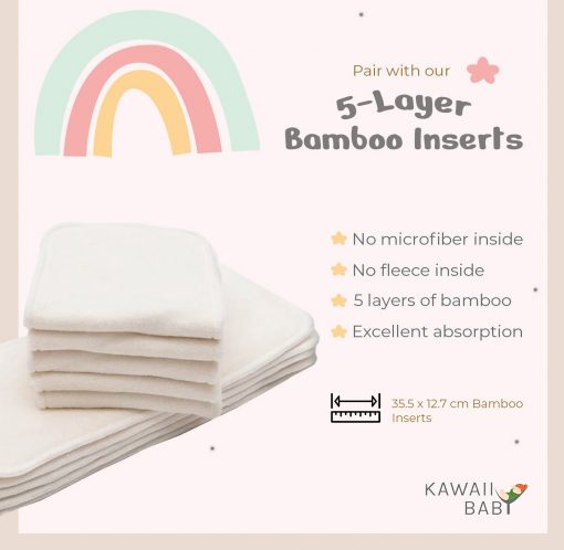 PORTA PANNOLINO (LILLA) - KAWAII BABY - immagine 5