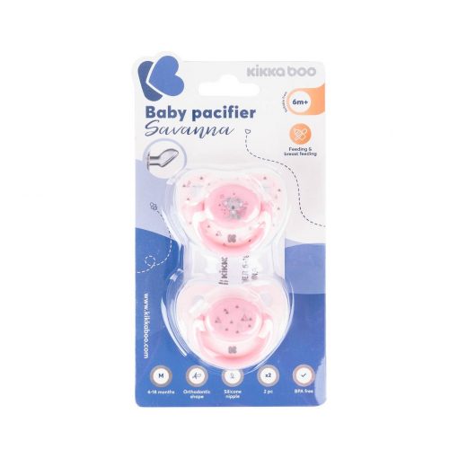 CIUCCIO SAVANNA 2PZ - 6/18M - PINK - KIKKABOO - immagine 3