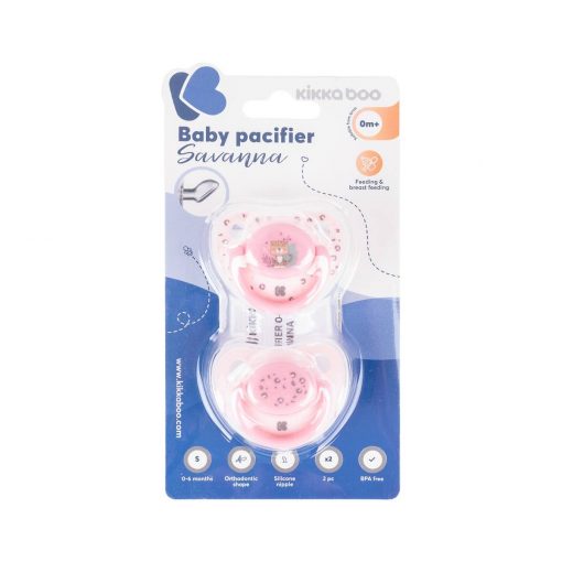 CIUCCIO SAVANNA 2PZ - 0/6M - PINK - KIKKABOO - immagine 3