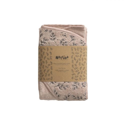 ASCIUGAMANO DA BAGNO CON CAPPUCCIO ROSA - NATRUBA