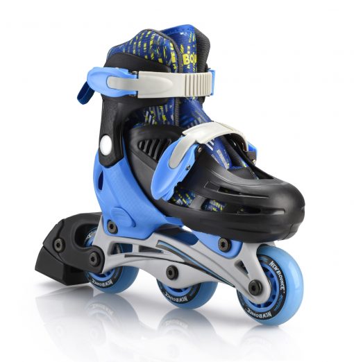 PATTINI REGOLABILI BLU 26/30 - NEW BOUNCE - immagine 3
