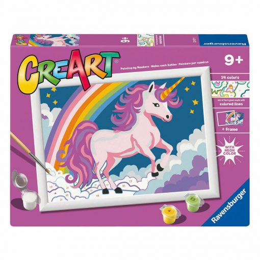 UNICORNO ROSA NEON CREART - RAVENSBURGER