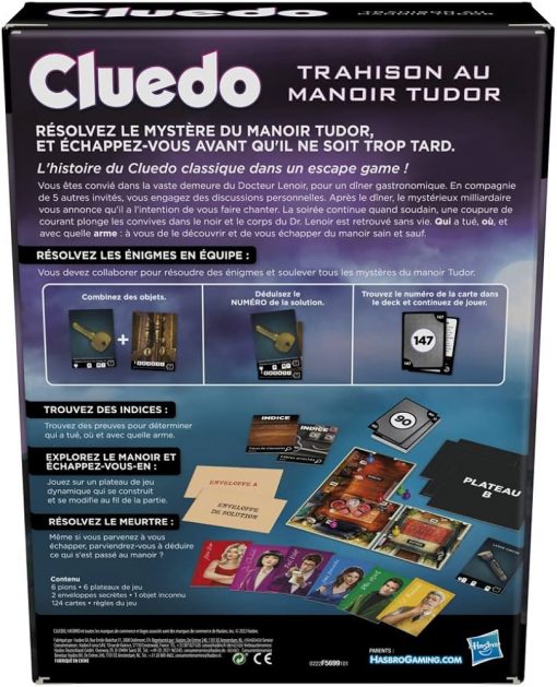 CLUEDO ESCAPE IL TRADIMENTO - HASBROGAMING - IT - immagine 3